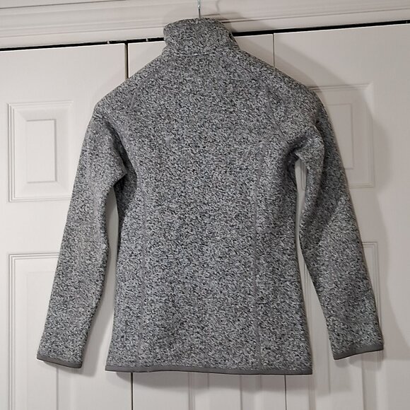 PATAGONIA Women's Better Sweater 1/2 Zip Fleece Pullover Heathered Grey - Picture 3 of 12